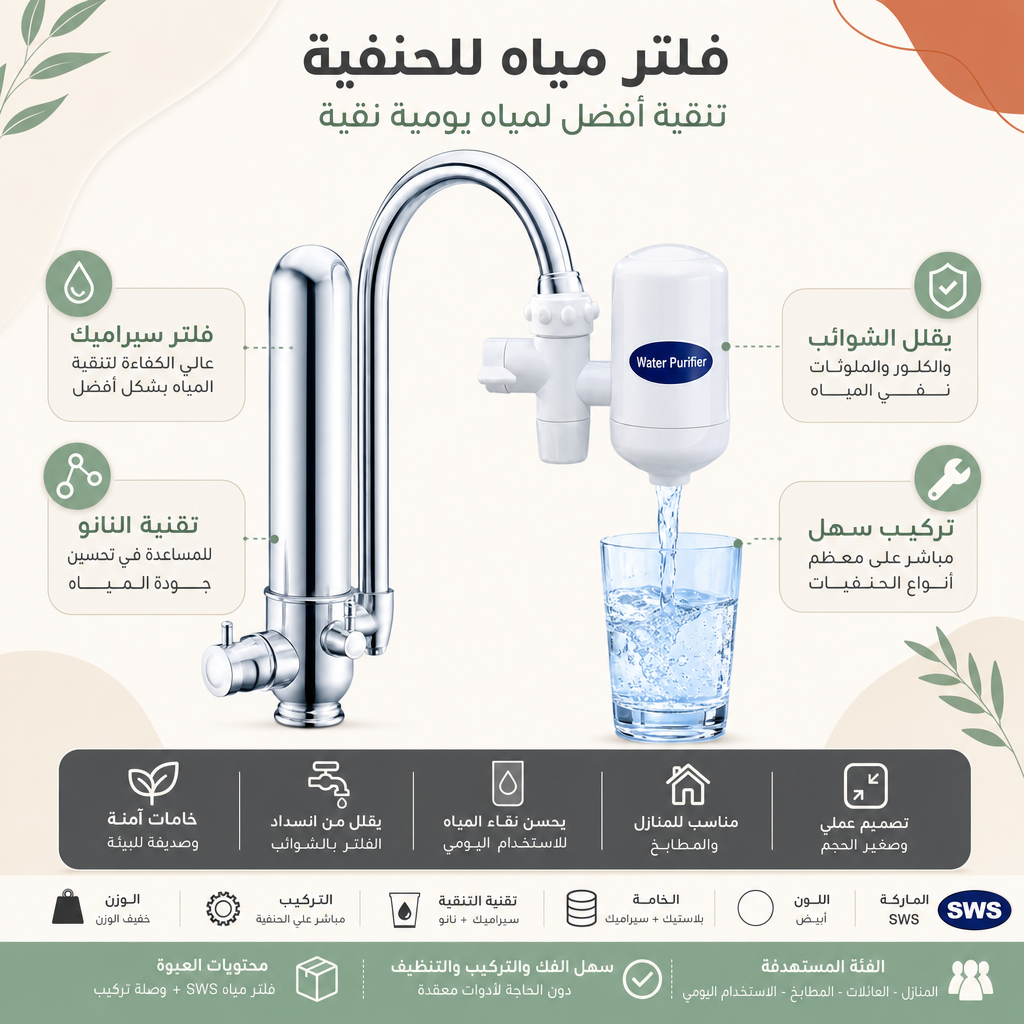 فلتر مياة SWS صديق البيئة