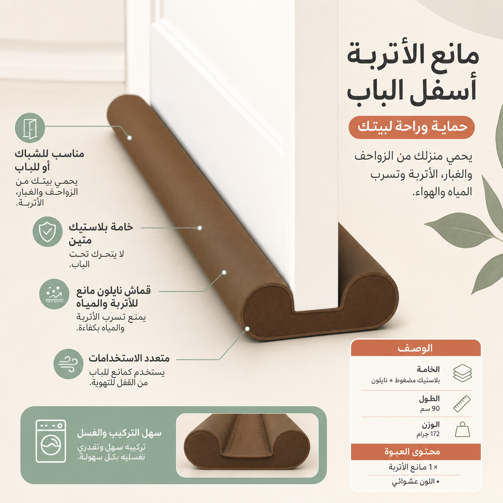 مانع الأتربة Twin Draft Guard
